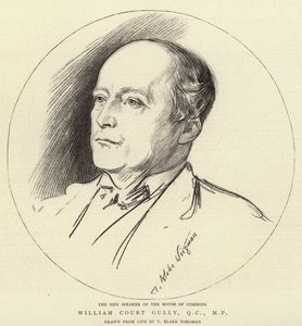 William Court Gully, QC, MP door Theodore Blake Wirgman